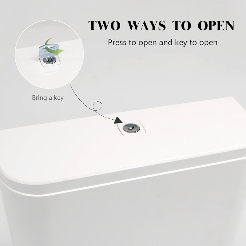 HANFINDA Commercial Wall-Mounted Paper Towel Dispenser with Visual Window and Lockable Design Perfect for Multifold Trifold Paper Towels - Image 4